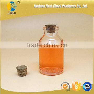 50ml perfume diffuser glass bottle with wooden cork