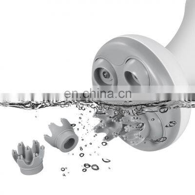 Electric Silicone Heads Waterproof IPX7 Head Body Scalp Knead Vibrating Shower Hanheld Massager photo-5