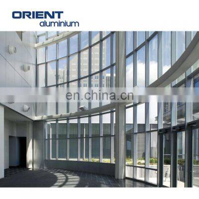 Modern Design Exterior Hidden Top Roof Glass Skylight Aluminium Curtain Walls photo-4
