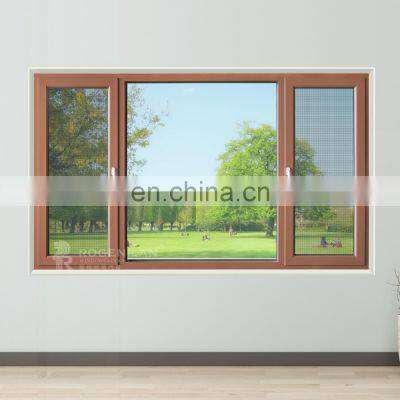 Energy saving aluminum tilt and turn window with flylscreen