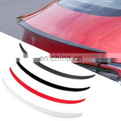 Spoilers For Tesla Model 3 Original Carbon Glossy Car Rear Wings Spoiler