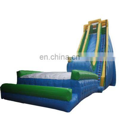 Hot selling PVC tarpaulin giant inflatable pool water slide for adult