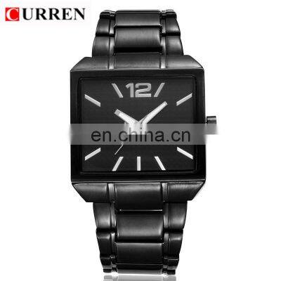 CURREN 8132 Sports Watches Quartz Analog Man Business Quality All Steel Watch 3 ATM Waterproof Watch