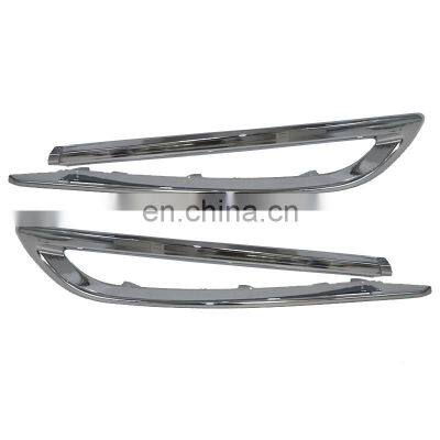 Rear Bumper Grille Chrome Daytime Running Light Cover 51127341675 51127341676 For BMW F10 528i 535i 550i