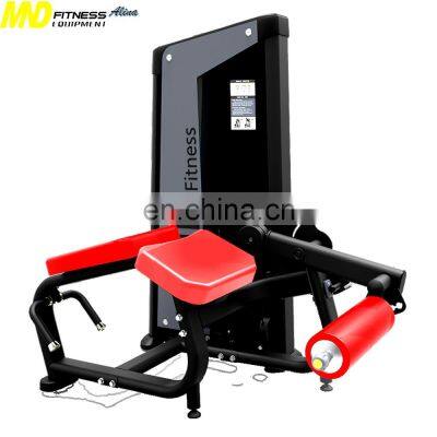 Bulk Year End China Dezhou Pure Strength Gym Machine MND-FF01 Prone Leg Curl Pin Loaded Fitness Equipment