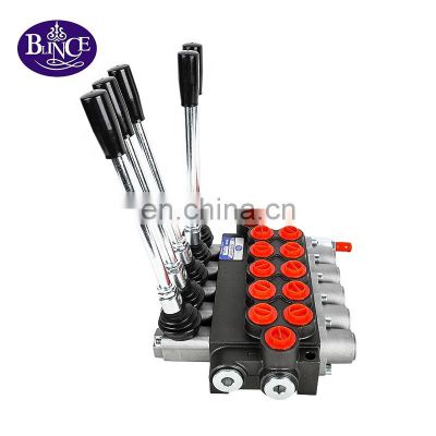 P40 Series Hydraulic Multi-way Directional Control Valve 40L/min 80L/min 120L/min Fow Hydraulic Directional Valve