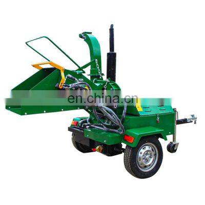 Forestry Machinery 22hp Popular 8Inch Diesel Wood Chipper Shredder for Garden