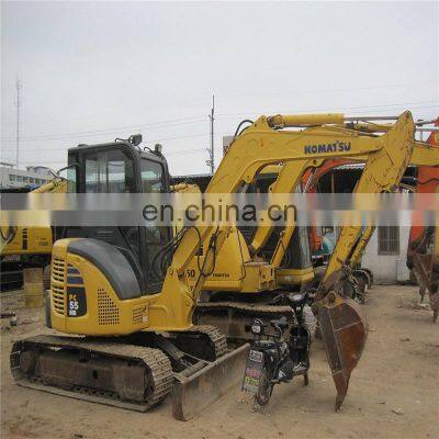 100% Japan used high quality  Komatsu PC55 Excavator for sale