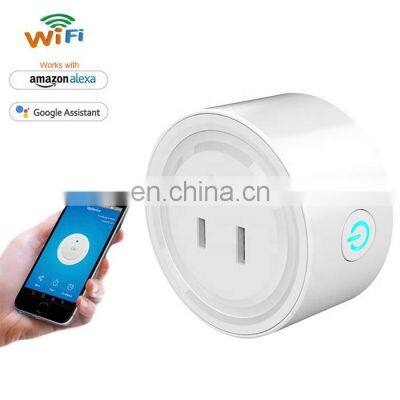 Smart Wifi Plug UK US EU Wifi  Socket Universal Wireless Power Plug Compatible With Alexa Google Assistant for Tuya App Remote