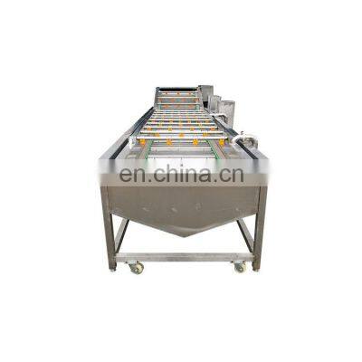 1.1kw potato washer for restaurant automat paste filler machine air bubbles orange cleaning machine