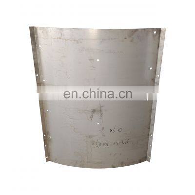 kubota DC93 harvester parts 5T131-64270 stainless steel groove cover plate PLATE(BONNET INSIDE)