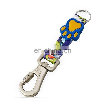 Top Sales Luxury Custom Blank Metal and Leather Car Keychain Key Holder for Men photo-2