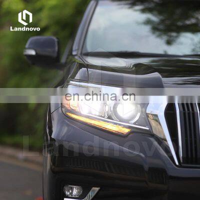 Landnovo Super Brightness Car Head Lamp for Toyota Prado 2018-2021 Led Headlight Head Lamp Assembly