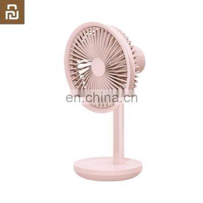 Xiaomi Desktop Fan 60 Degree Shaking Head Height Wind Speed Adjustable 4000mAh Type-C Chargeable Light Portable Fan SOLOVE Make