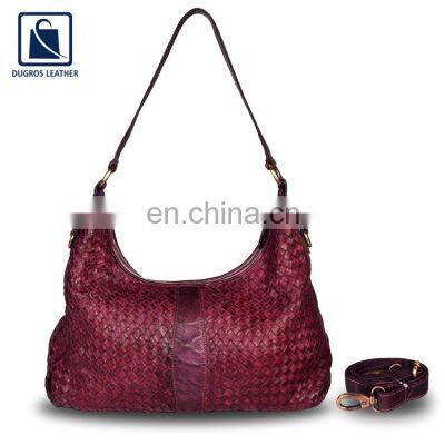 Rich Quality Fashionable Elegant Design Genuine Leather Women Handbag