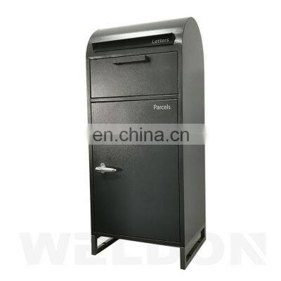 Free Standing Parcel Delivery Drop Box Mail Package Drop Box Large Mailbox For Packages