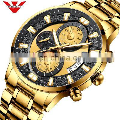 NIBOSI Watch Men Waterproof Casual Luxury Brand Quartz Military Sport Watch Business Clock Men's Wristwatches