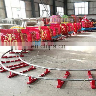 Amusement Equipment Kids and Adult Track Train Amusement Electric Train Rides photo-5