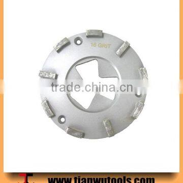 Dia.160mm HTC machine diamond grinding wheel for concrete