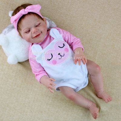 45CM Simulation Baby Reborn Doll Full Body Soft Enamel Doll, Amazon Special photo-4