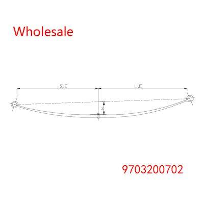 9703200702 Front Axle wheel parabolic spring arm of  Heavy Duty Vehicle Wholesale For Mercedes Benz