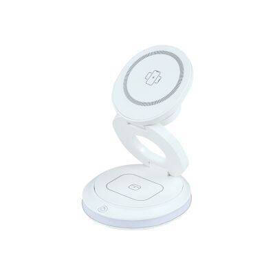 360 Degree Foldable Rotating 3-in-1 Charger Fast Charging Foldable Magnetic Compatible