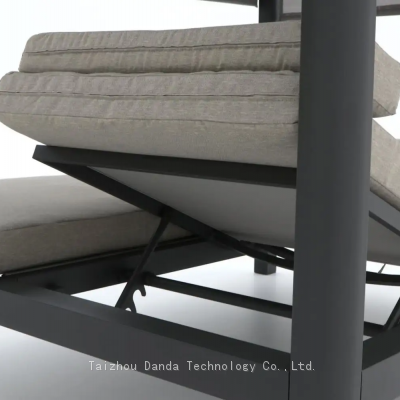 Aluminum Sun Lounger Pergola Daybed photo-3