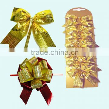 Gift Box Decorated with Velvet Butterfly Ribbon Tie or Satin Pull Bow for Bottle Neck Decoration