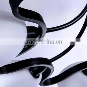 2016 New Black Wrought Iron Chandelier photo-2