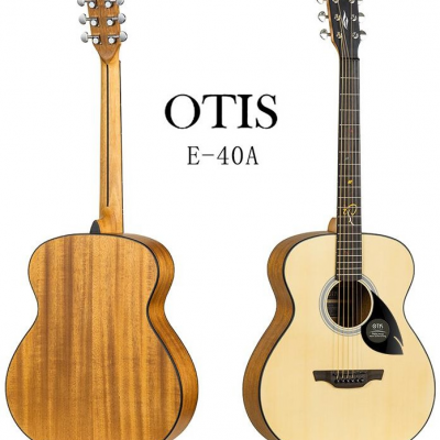China Guitar Factory Popular OTIS OTISE-40A 40 Inch Acoustic Guitar (Spruce Plywood Top, Mahogany Back&Sides, Matte Finish)