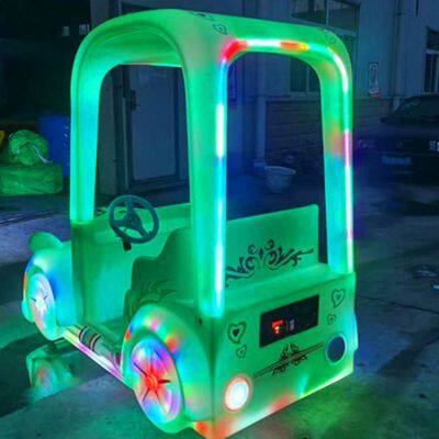 Night Market Bumper Cars for Street Vending Sources, Square Children's Electric Amusement Vehicles, Outdoor Double-seat Parent-child Entertainment Equipment Factory