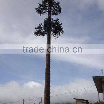 138 KV Transmission Line Electrical Power Pole camouflage communication tower