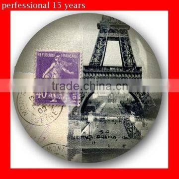 Eiffel Tower Crystal Domed Paperweight