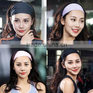 OEM supply logo printed custom sports headband sweatband, headband