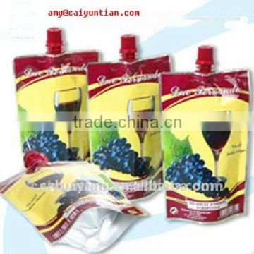 stand up pouches / Aluminum foil spout for liquid packing/freeze juice