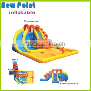 inflatable water park,land water park for sale,inflatable slide water park