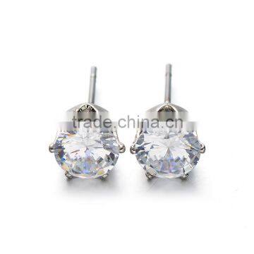 Bulk Wholesale Costume Jewelry Round Heart Square Shape Zircon Earrings Sets photo-5