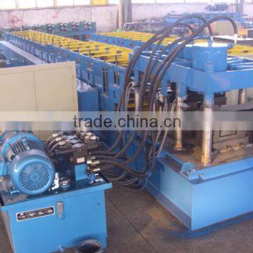 18 stand Two rows guide rail roll forming machine