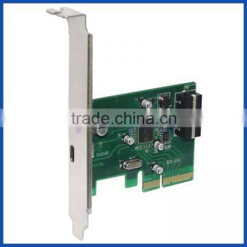 Desktop PCI Express x4 to Single USB3.1 Type C Converter Adapter 10Gbps USB 3.1 Type-C port PCIe Controller Card