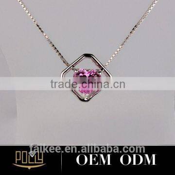 Pendant With Simple Design 14K White Gold Diamond Quantum Boxing Glove Pendant photo-3