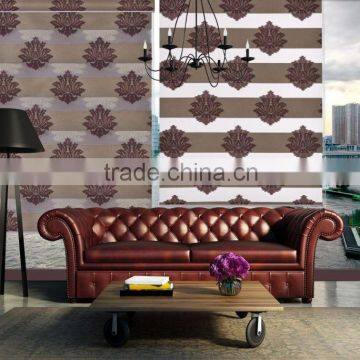 Elegant and Beautiful Style Jacquard Pattern Zebra Window Blinds Fabric