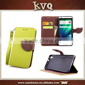 Leather Wallet Flip Cover For HTC Desire 820