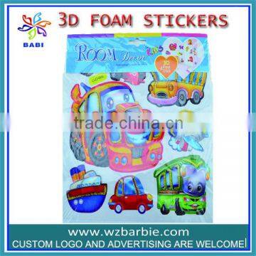 Bus Motorcycle Wall Stickers For Kids