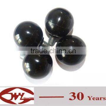 good quality bakelite ball knob with or without metal insert