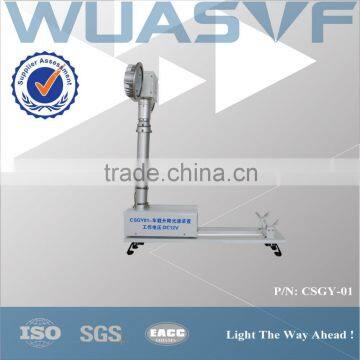 led floodlight with flexible pole for night emergency rescue