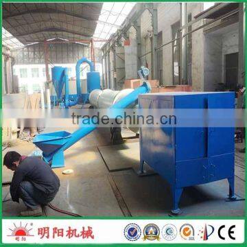 7.5kw Diameter 1m rotary dryer for drying sawdust with ISO CE 008615039052281