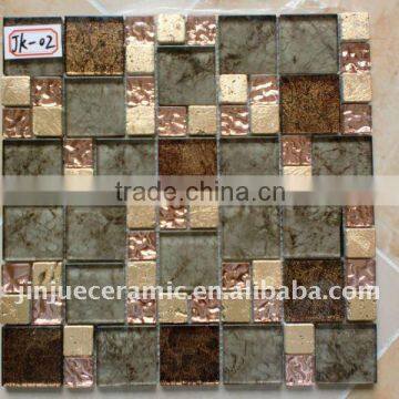 mosaic bathroom cheap glass tile for flower border tiles                        
                                                Quality Choice