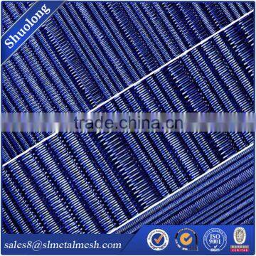 Blue metal mesh fabric wire mesh cloth for decoration