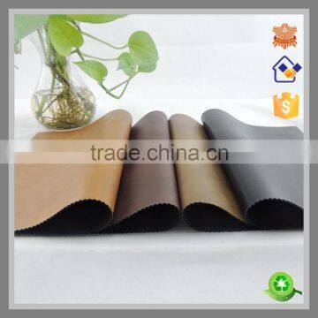 Printed Pattern and Waterproof Feature pu Synthetic Leather With Nonwoven Backing for Shoes