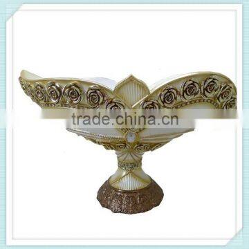 Elegant Decorative Polyresin Fruit Dish